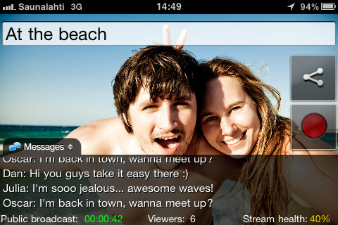 Bambuser - صورة شاشة 3