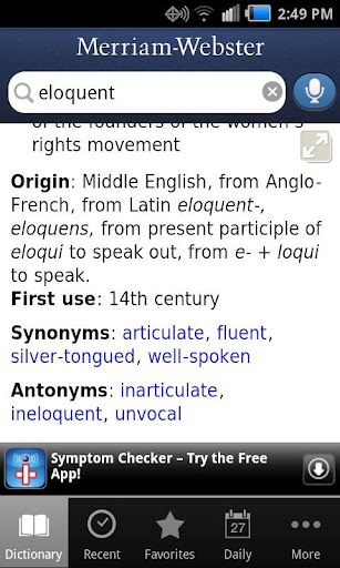 Dictionary - Merriam-Webster - صورة شاشة 4