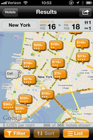 KAYAK Mobile - صورة شاشة 5