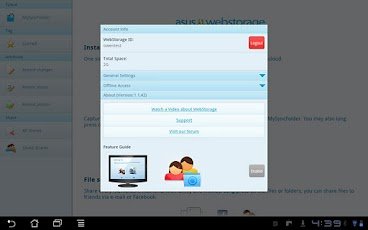 ASUS WebStorage - صورة شاشة 6