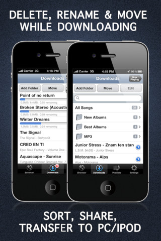 "Free Music Download" - Downloader and Player - صورة شاشة 2