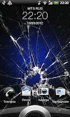 Cracked screen Live Wallpaper - صورة شاشة 2