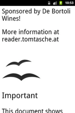 OpenOffice Document Reader - صورة شاشة 1