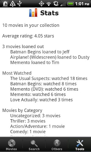 Movie Collection + Inventory - صورة شاشة 4