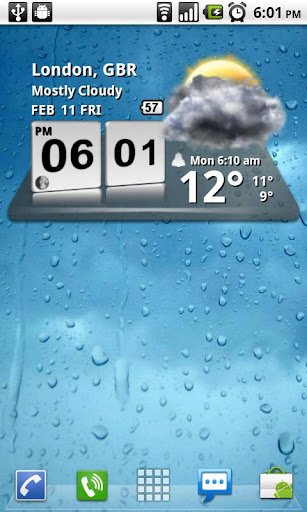 3D Digital Weather Clock - صورة شاشة 1