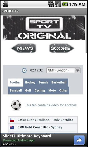 SPORT TV Original - صورة شاشة 6