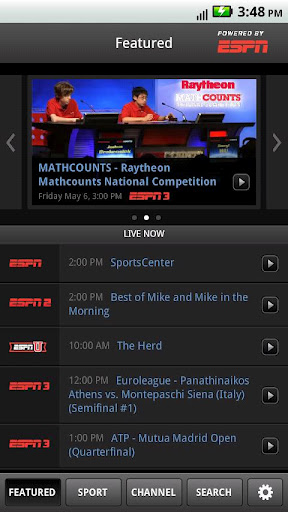 WatchESPN - صورة شاشة 1