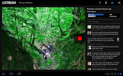 Ustream - صورة شاشة 4