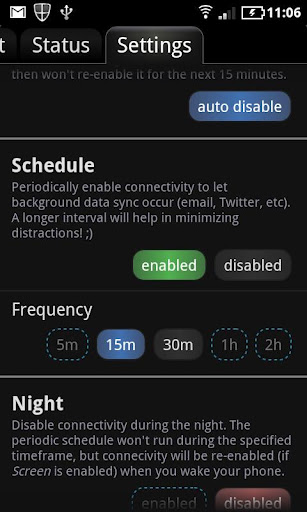 JuiceDefender - battery saver - صورة شاشة 6