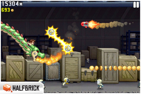 Jetpack Joyride - صورة شاشة 5