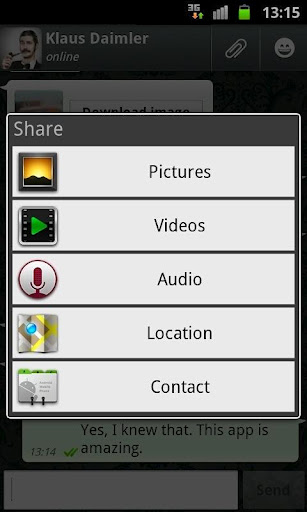 WhatsApp Messenger - صورة شاشة 5