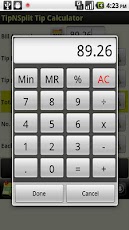 Tip N Split Tip Calculator - صورة شاشة 2