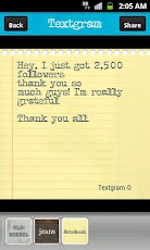 Textgram - صورة شاشة 5