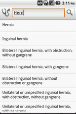 Diseases Codes ICD-10 - صورة شاشة 2