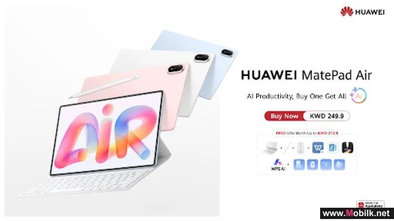 HUAWEI MatePad Air: إنتاجية مدعومة بالذكاء الاصطناعي في تصميم خفيف وأنيق