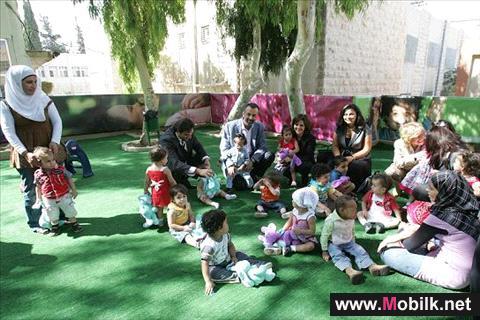 زين تفتتح حديقة لأطفال مؤسسة الحسين الاجتماعية الواقعة في منطقة الأشرفية