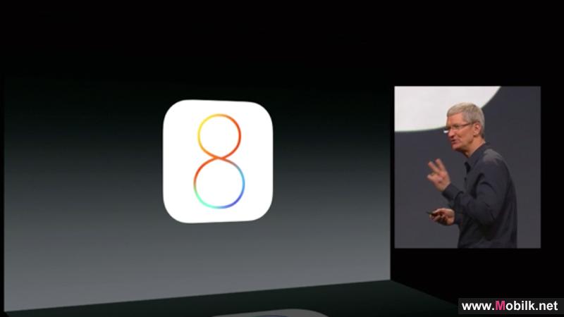 آبل تعلن عن نظام تشغيل الأجهزة المحمولة الجديد iOS 8