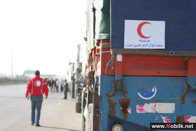 سيريتل تقوم بتسليم جمعية الهلال الأحمر السوري جميع تبرعات مشتركي شركة سيريتل  لأهالي غزة 