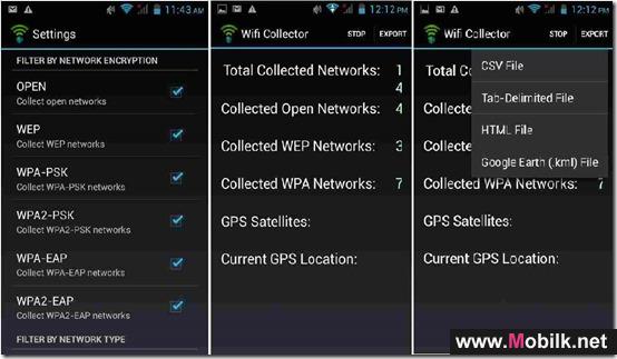 تطبيق للبحث عن شبكات واي فاي وتحديد موقعها على الخريطة في آندرويد