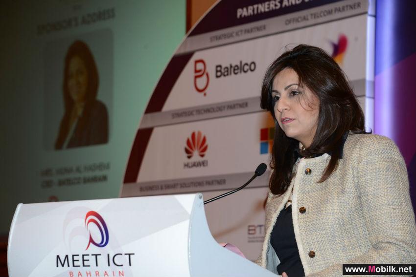 الرئيس التنفيذي لشركة بتلكو البحرين تتحدث للحضور بمعرض MEET ICT 2016 