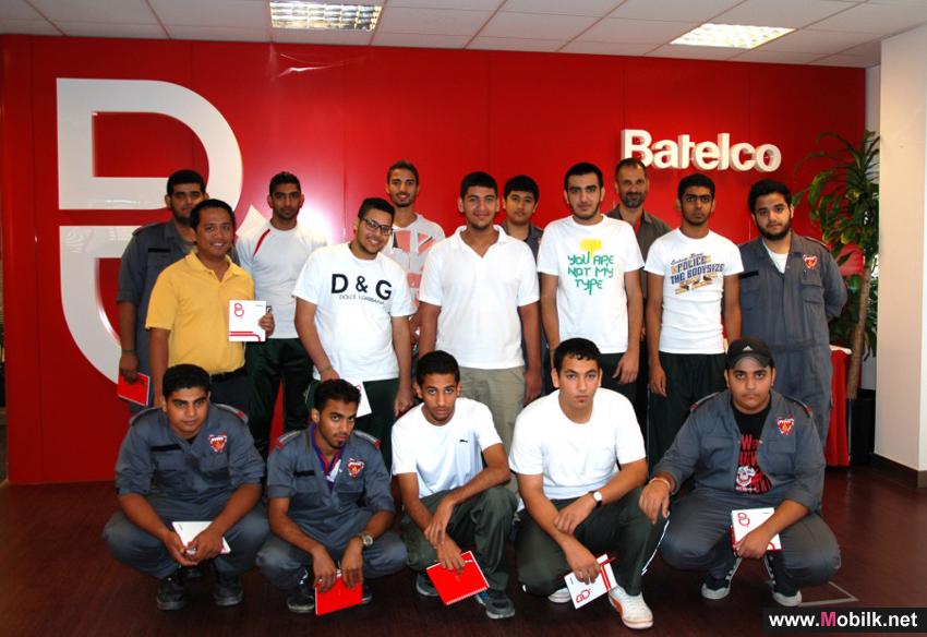 طلبة مدرسة الجابرية الصناعية للبنين يقومون بزيارة إلى بتلكو