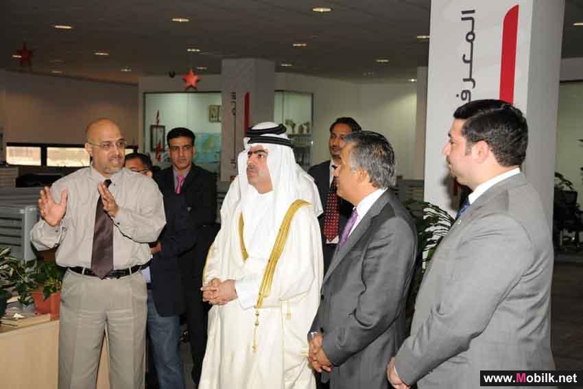 وزير الدولة لشئون الاتصالات يزور شركة "بتلكو" وينوه بدورها الهام منذ نشأتها فى تطور وازدهار قطاع الاتصالات بالمملكة