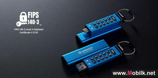 Press releaseKingston IronKey Keypad 200 Series Achieves NIST’s FIPS 140-3 Level 3 Certification FIPS 140-3 Level 3 Validated, Certificate #5133Industry’s Leader with Three FIPS 140-3 Level 3 Validated USB Drive Models Available WorldwideDubai, UAE – 29 J