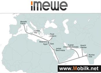 إطلاق كيبل  IMEWE  البحري للألياف الضوئية المتطورة تجاريا
