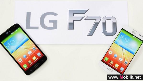 “إل جي” تكشف عن هاتفها الذكي متوسط المواصفات LG F70