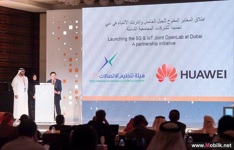 TRA and Huawei Jointly Release 5G & IoT OpenLab in the United Arab Emirates