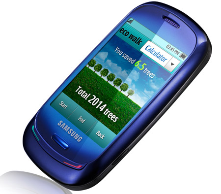 Samsung Blue Earth Phone - Solar powered, touch driven