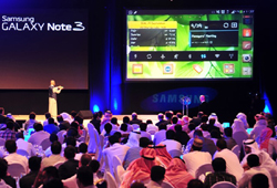 Saudi Arabia witnesses the launch of Samsung GALAXY Note3